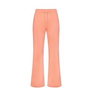 SKIMS NEON ORANGE french terry flare pants